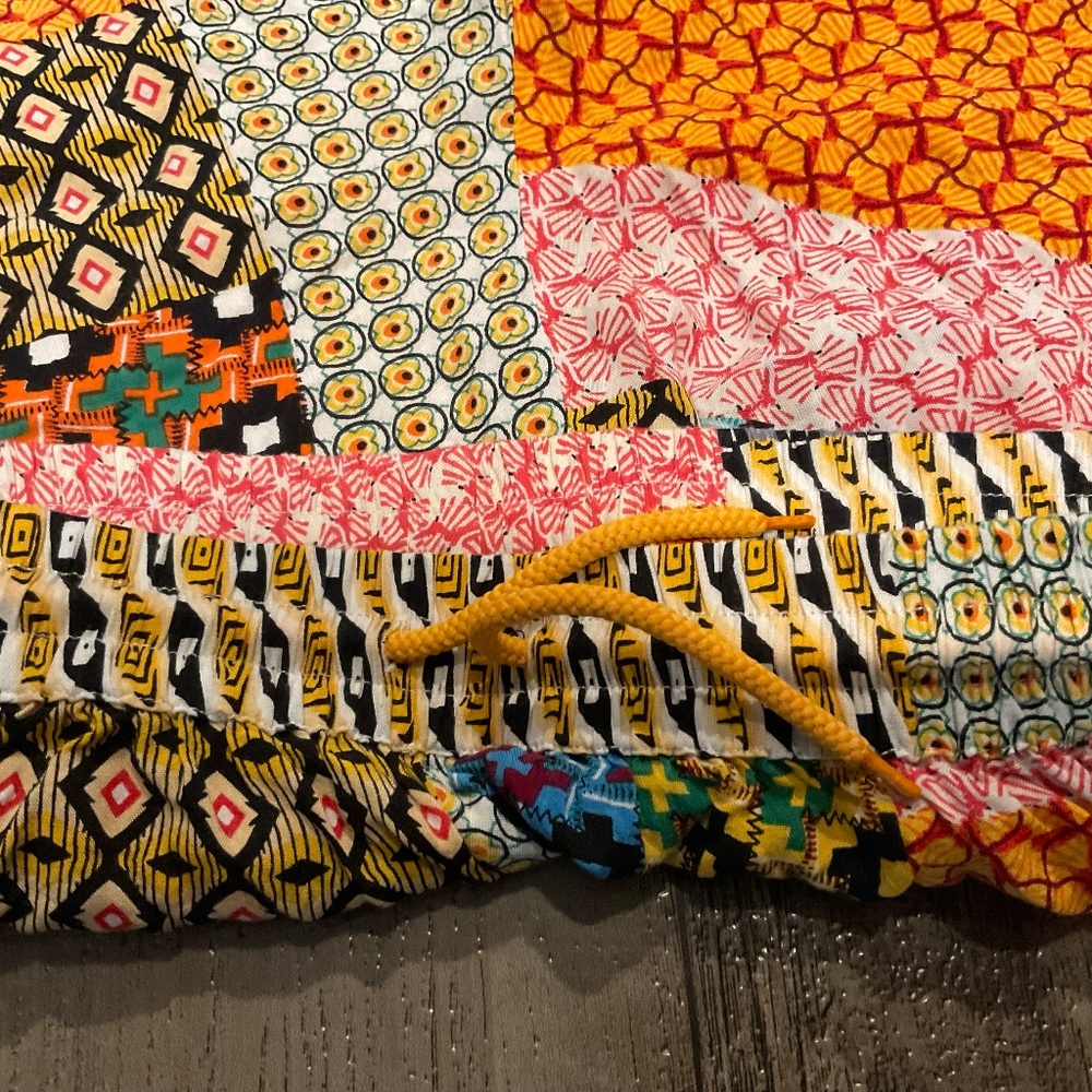 Earthbound Assorted Patchwork Boho Shorts, Size M… - image 9